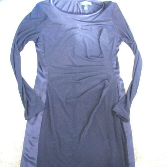 Ralph Lauren Dresses & Skirts - Ralph Lauren navy silk blend dress 14